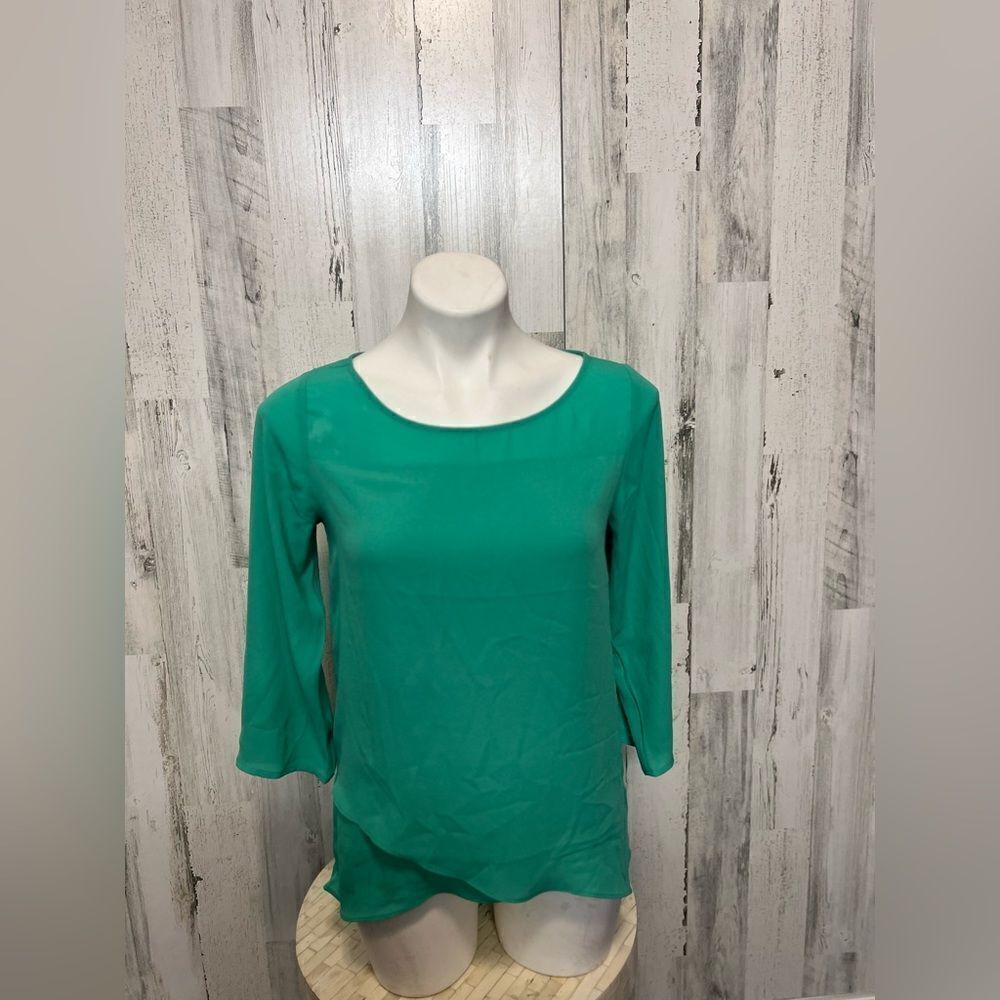 Green blouse